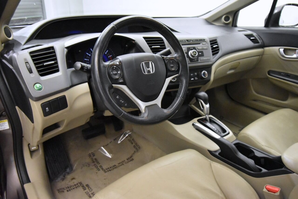 2012 Honda Civic EX L 4dr Sedan, Gray, Mileage: 103,285 - photo 10