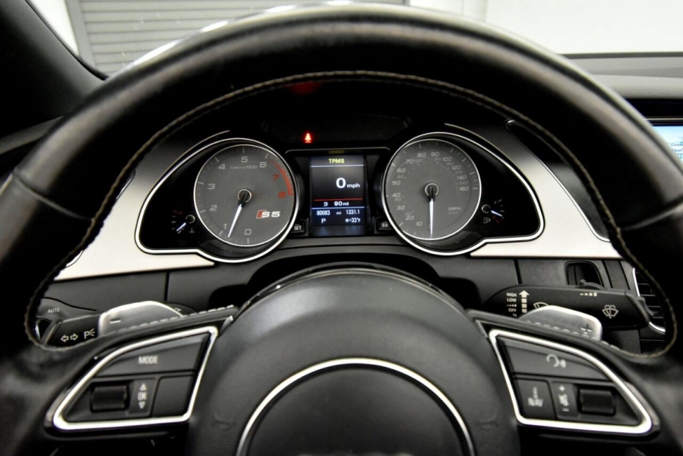 2013 Audi S5 3.0T quattro Premium Plus AWD 2dr Convertible, Black, Mileage: 80,083 - photo 25