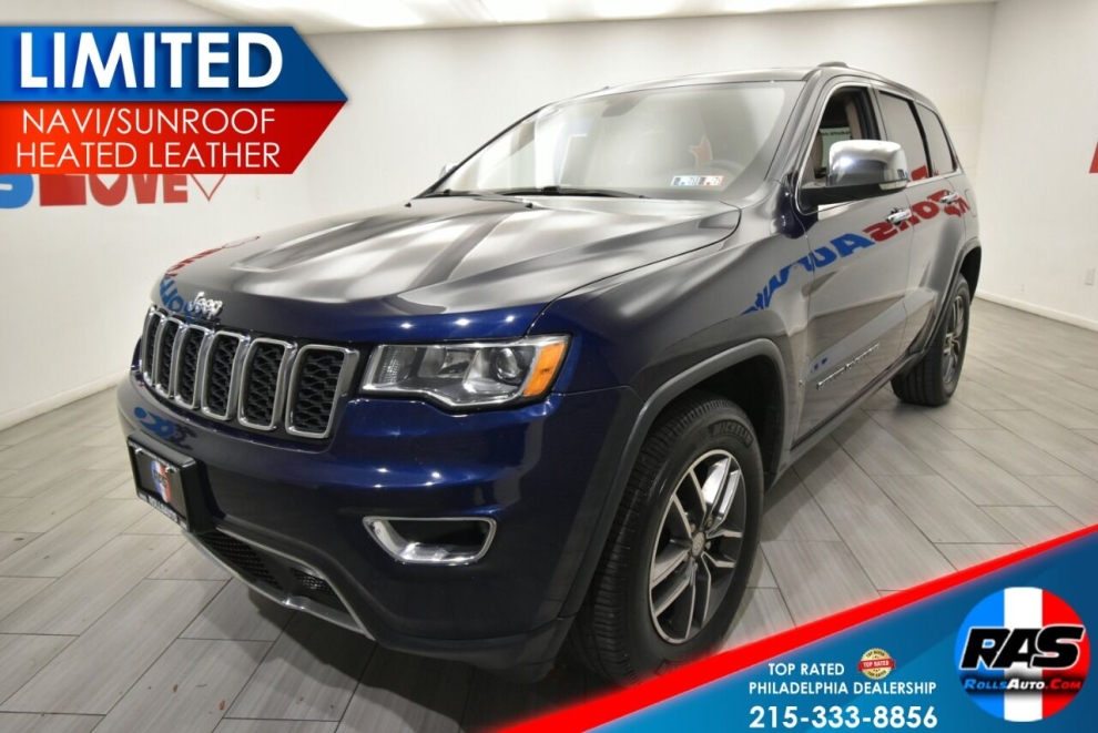 2017 Jeep Grand Cherokee Limited 4x4 4dr SUV, Blue, Mileage: 134,523 