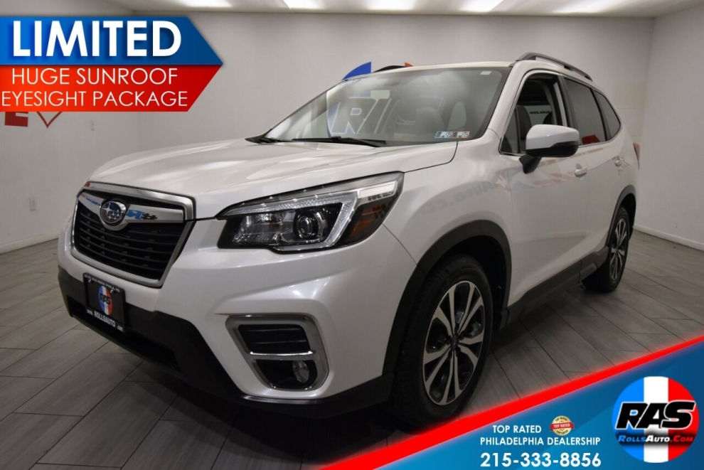 2020 Subaru Forester Limited AWD 4dr Crossover, White, Mileage: 57,122 