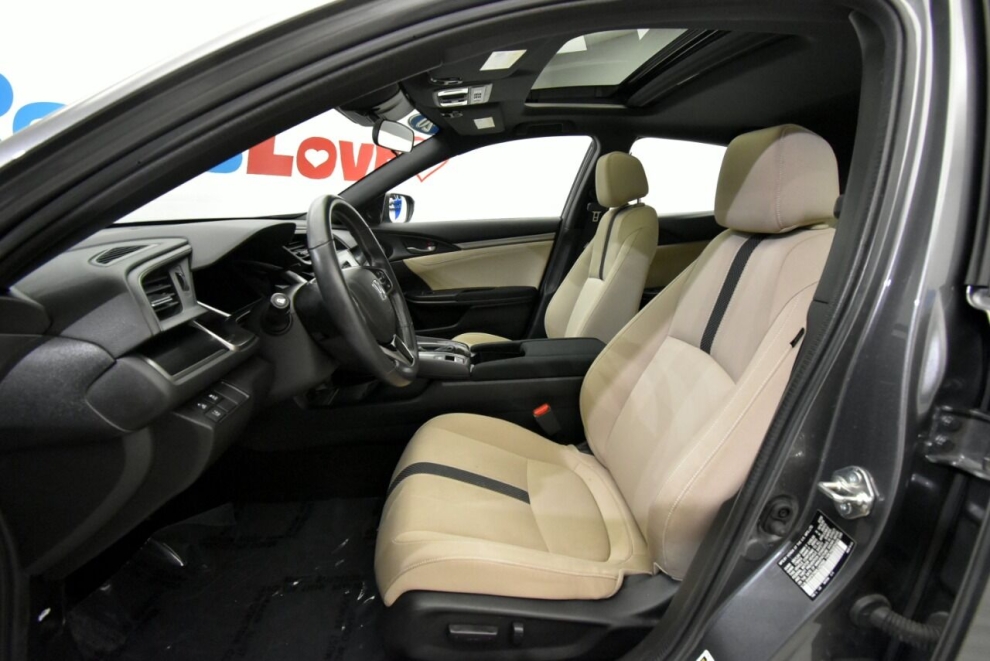 2020 Honda Civic EX 4dr Hatchback, Gray, Mileage: 41,150 - photo 11