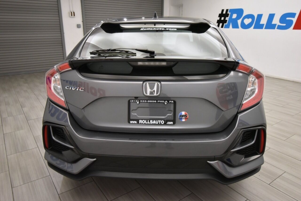 2020 Honda Civic EX 4dr Hatchback, Gray, Mileage: 41,150 - photo 3
