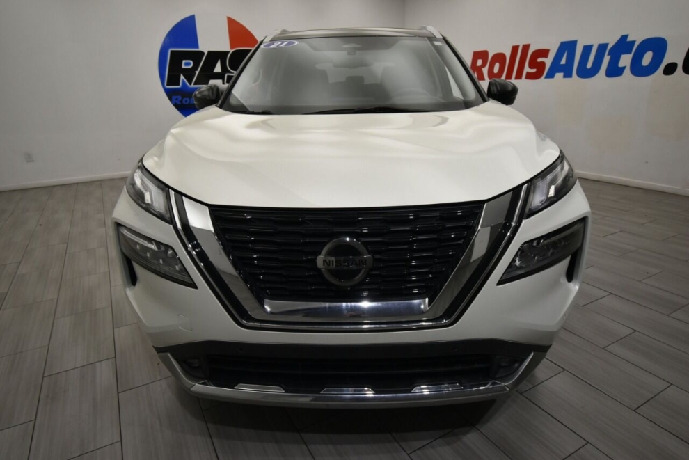 2021 Nissan Rogue Platinum AWD 4dr Crossover, White, Mileage: 43,231 - photo 7