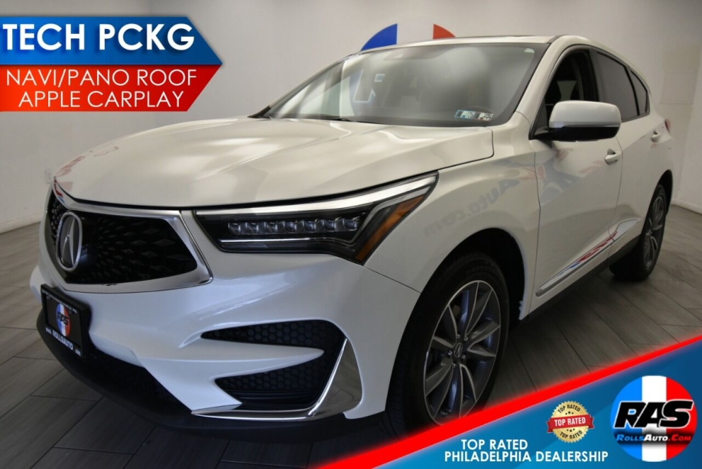 2019 Acura RDX SH AWD w/Tech 4dr SUV w/Technology Package, White, Mileage: 77,160 