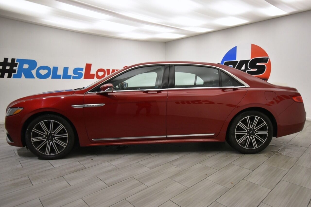 2018 Lincoln Continental Reserve AWD 4dr Sedan, Red, Mileage: 34,768 - photo 1