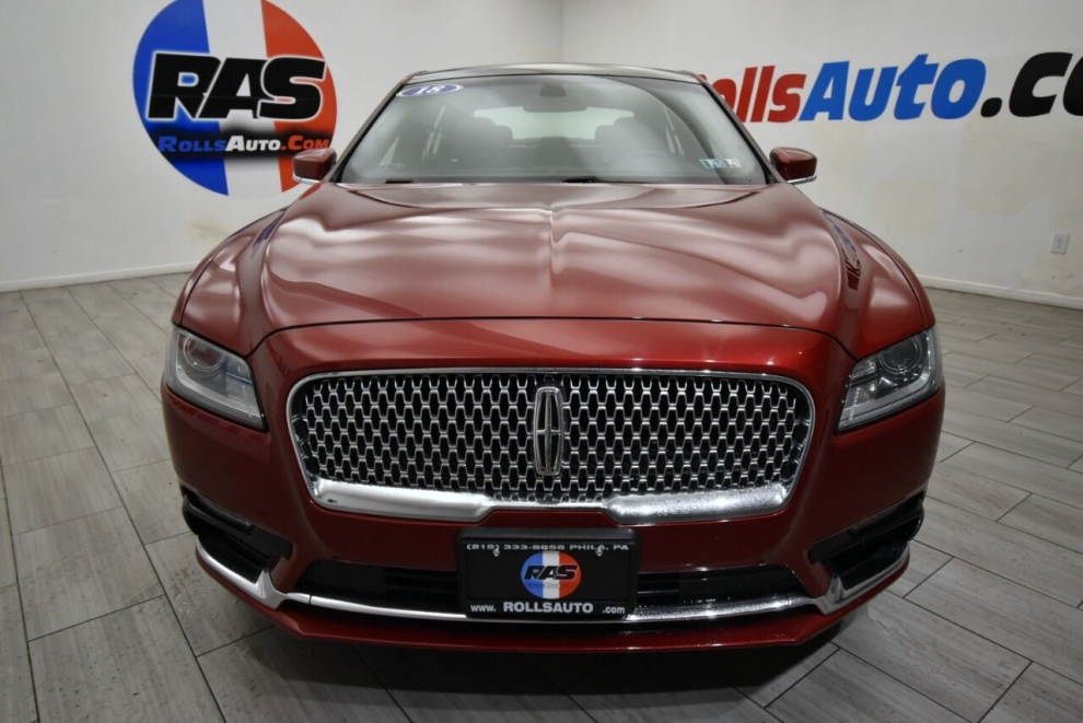 2018 Lincoln Continental Reserve AWD 4dr Sedan, Red, Mileage: 34,768 - photo 7