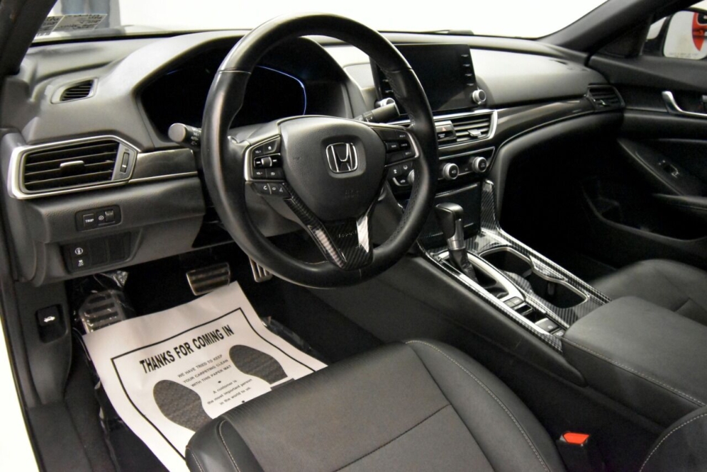 2020 Honda Accord Sport 4dr Sedan (1.5T I4 CVT), White, Mileage: 32,810 - photo 10
