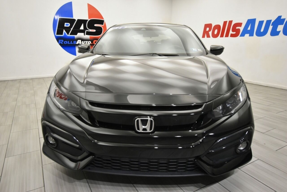 2021 Honda Civic EX 4dr Hatchback, Black, Mileage: 28,468 - photo 7
