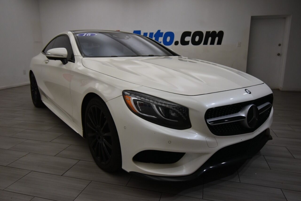 2016 Mercedes-Benz S-Class S 550 4MATIC AWD 2dr Coupe, White, Mileage: 69,796 - photo 6