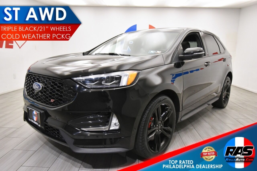 2019 Ford Edge ST AWD 4dr Crossover, Black, Mileage: 66,586 