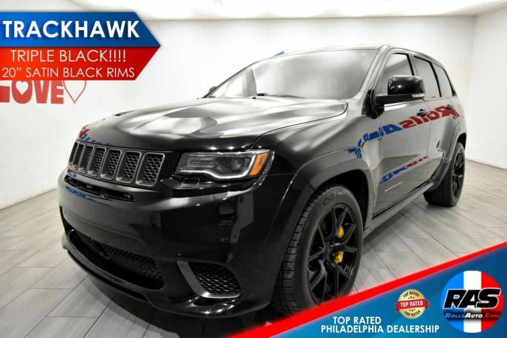 2018 Jeep Grand Cherokee Trackhawk 4x4 4dr SUV, Black, Mileage: 66,140 