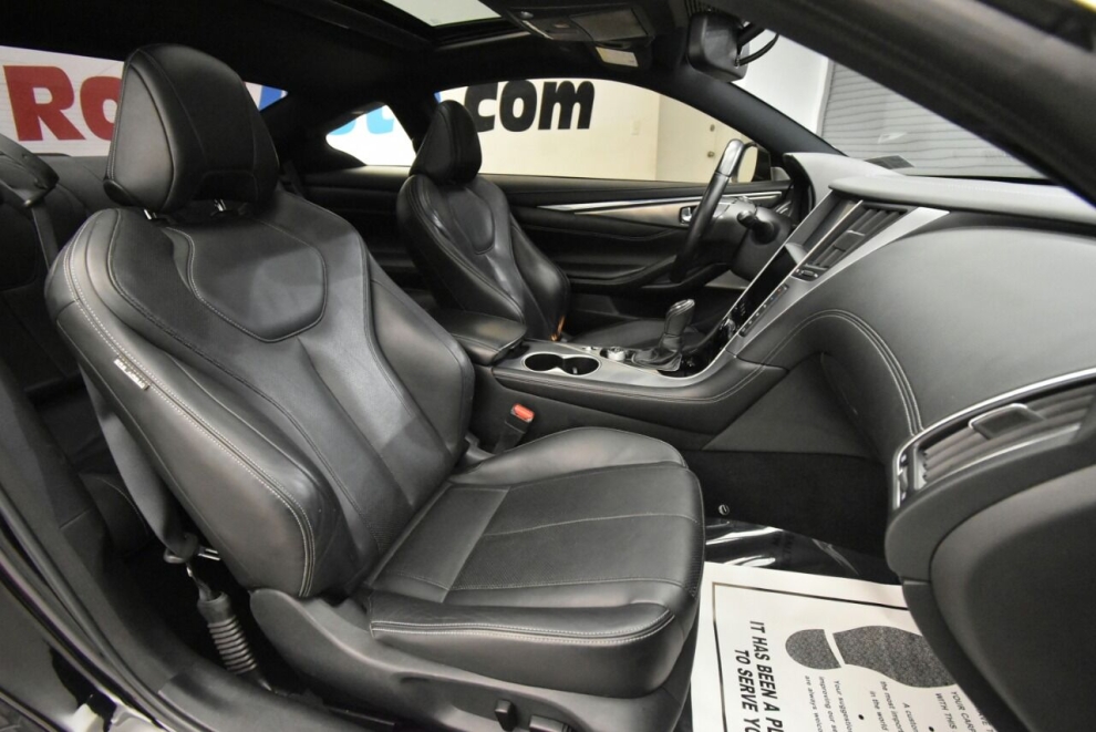 2018 Infiniti Q60 2.0T Luxe 2dr Coupe, Black, Mileage: 60,610 - photo 15