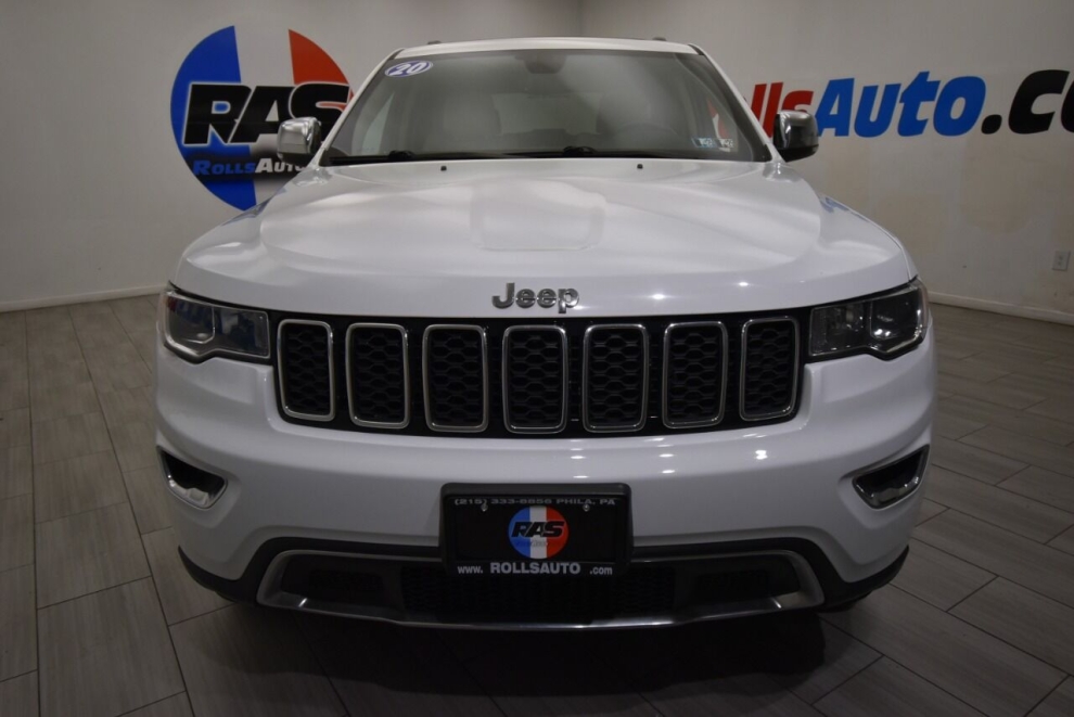 2020 Jeep Grand Cherokee Limited 4x4 4dr SUV, White, Mileage: 82,243 - photo 7