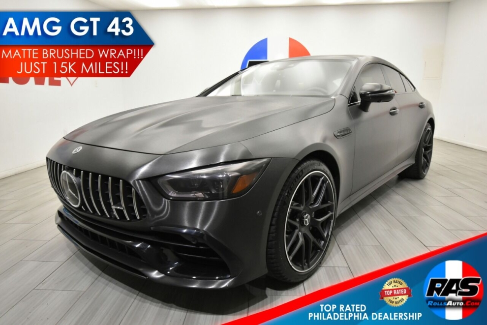 2021 Mercedes-Benz AMG GT 43 AWD 4dr Coupe, Black, Mileage: 15,745 