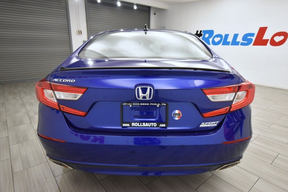 2021 Honda Accord Sport Special Edition 4dr Sedan, Blue, Mileage: 73,882 - photo 3