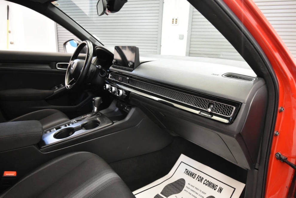 2022 Honda Civic Sport 4dr Sedan, Red, Mileage: 49,992 - photo 14