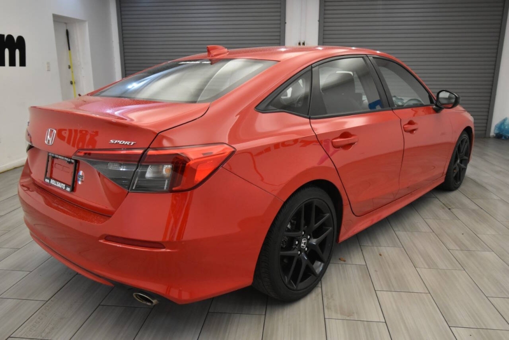 2022 Honda Civic Sport 4dr Sedan, Red, Mileage: 49,992 - photo 4