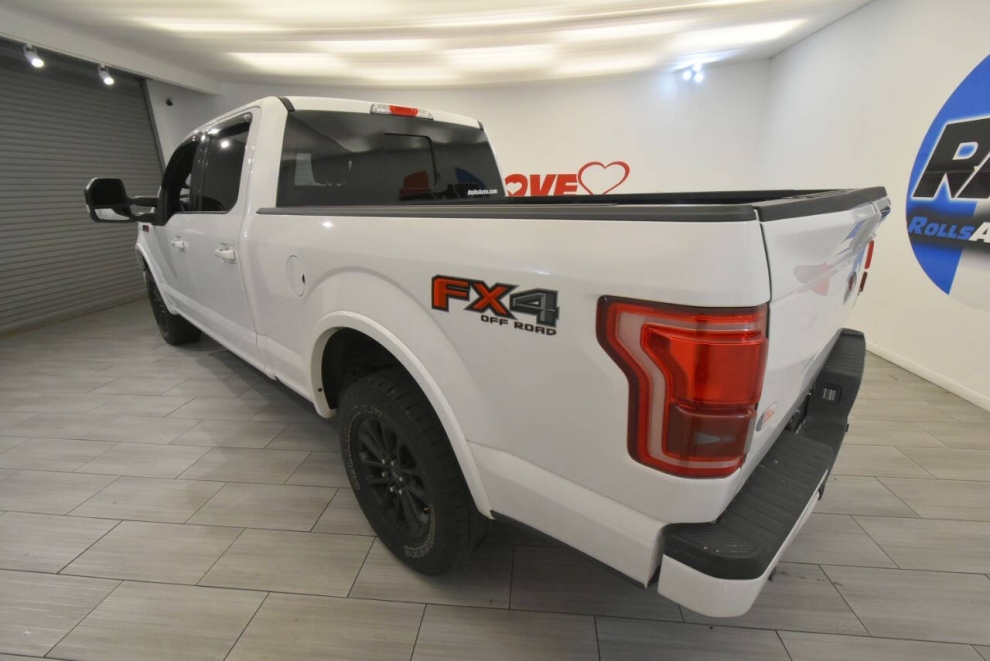 2016 Ford F-150 Lariat Sport, White, Mileage: 112,295 - photo 2