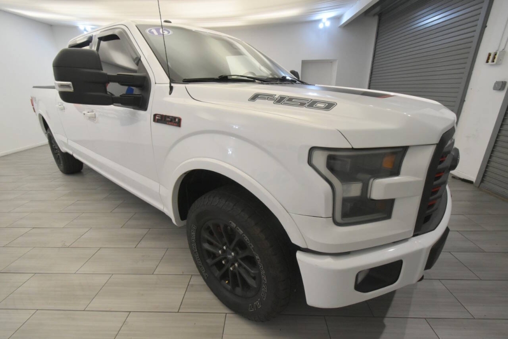 2016 Ford F-150 Lariat Sport, White, Mileage: 112,295 - photo 6
