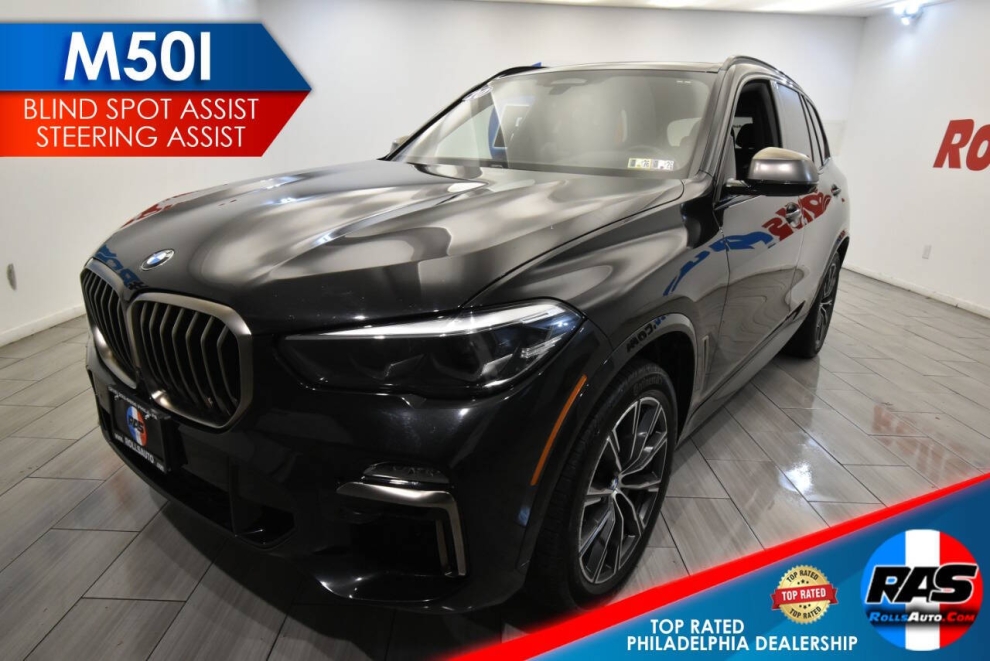 2020 BMW X5 M50i xDrive AWD 4dr Sports Activity Vehicle, Black, Mileage: 73,689 