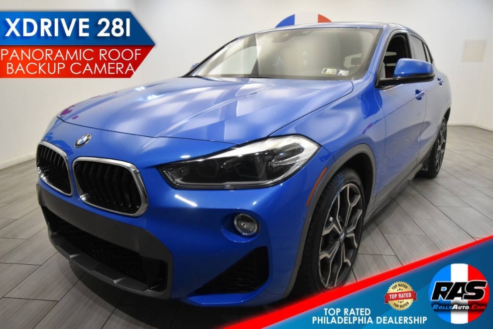 2018 BMW X2 xDrive28i AWD 4dr SUV, Blue, Mileage: 53,850 