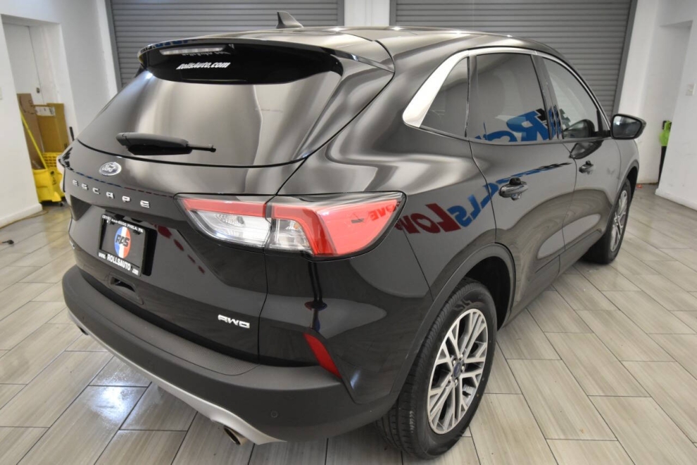 2022 Ford Escape SEL AWD 4dr SUV, Black, Mileage: 89,875 - photo 4