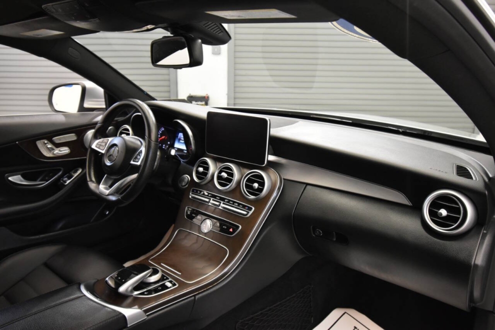 2018 Mercedes-Benz C-Class C 300 4MATIC AWD 2dr Coupe, Silver, Mileage: 59,576 - photo 13