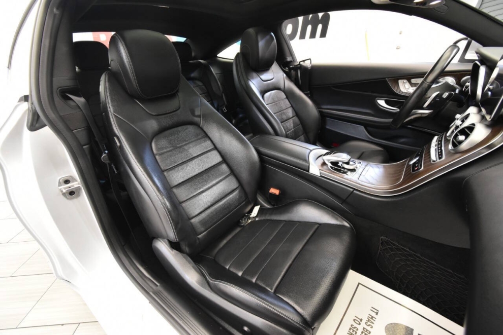 2018 Mercedes-Benz C-Class C 300 4MATIC AWD 2dr Coupe, Silver, Mileage: 59,576 - photo 14