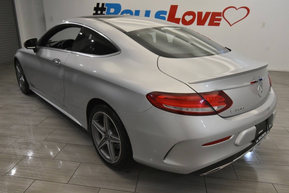 2018 Mercedes-Benz C-Class C 300 4MATIC AWD 2dr Coupe, Silver, Mileage: 59,576 - photo 2