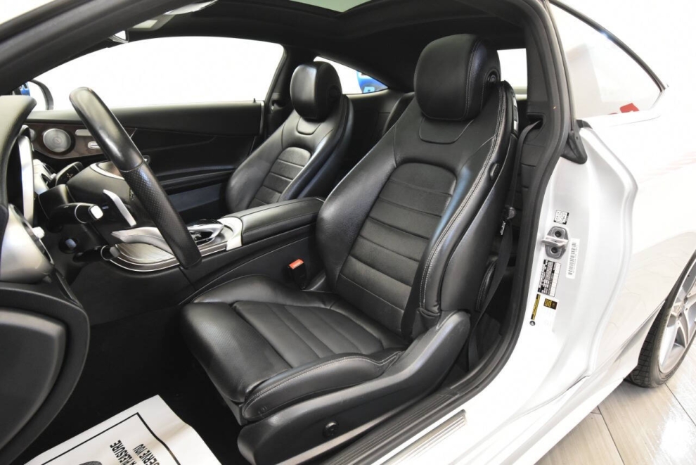 2018 Mercedes-Benz C-Class C 300 4MATIC AWD 2dr Coupe, Silver, Mileage: 59,576 - photo 9