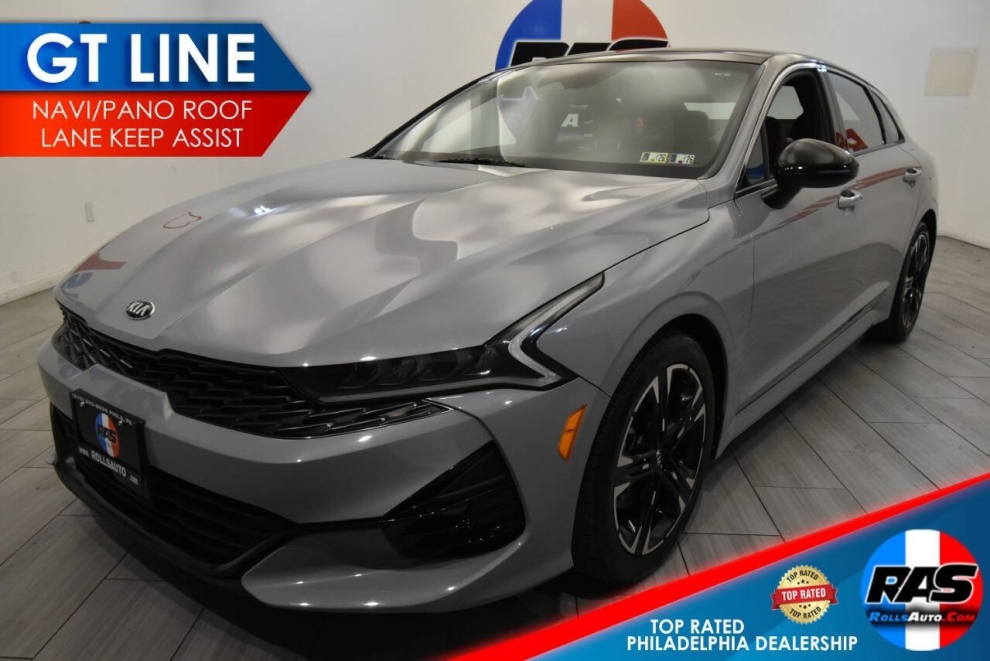 2021 Kia K5 GT Line, Gray, Mileage: 64,531 