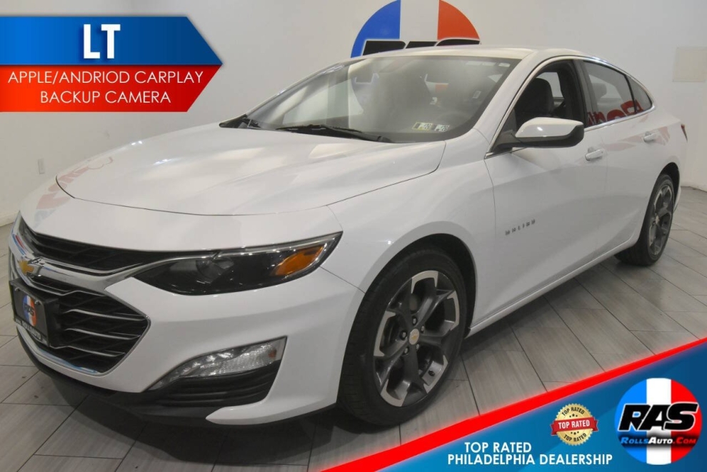 2022 Chevrolet Malibu LT 4dr Sedan, White, Mileage: 64,302 