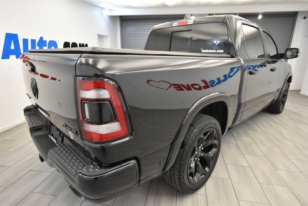 2021 RAM 1500 Limited 4x4 4dr Crew Cab 5.6 ft. SB Pickup, Black, Mileage: 78,595 - photo 4