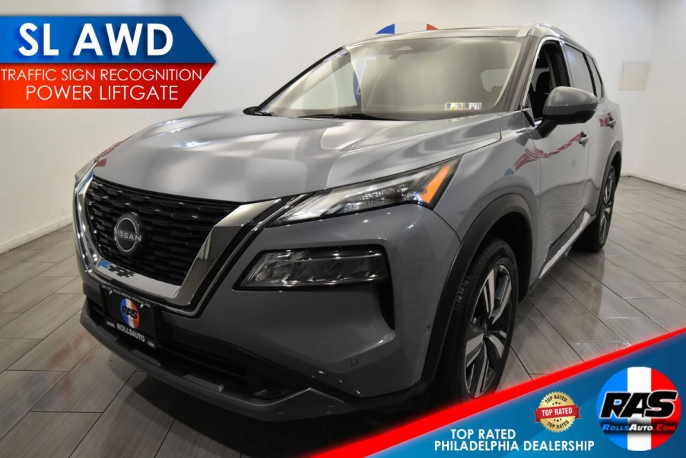 2023 Nissan Rogue SL AWD 4dr Crossover, Gray, Mileage: 66,162 