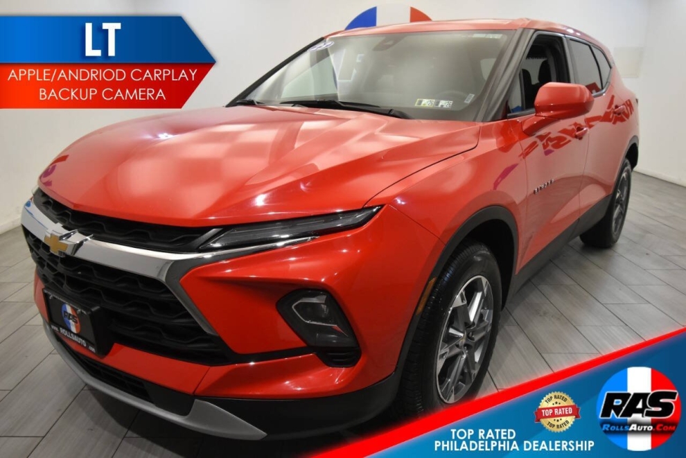 2023 Chevrolet Blazer LT AWD 4dr SUV w/2LT, Red, Mileage: 63,019 