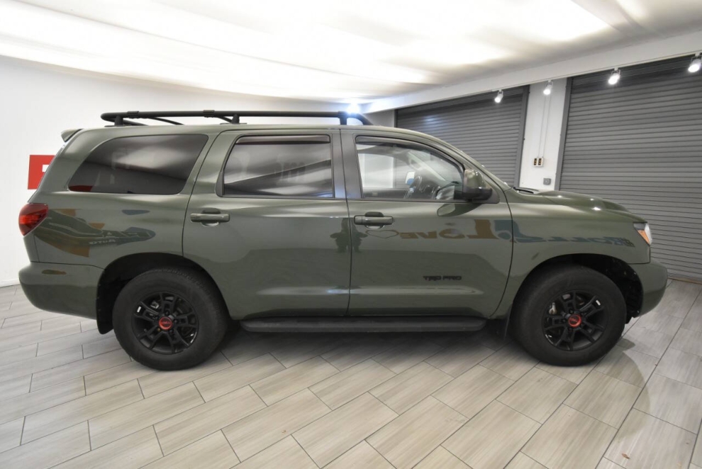 2020 Toyota Sequoia TRD PRO, Green, Mileage: 59,973 - photo 5