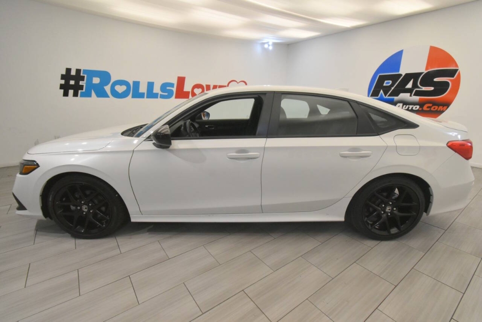 2022 Honda Civic Sport 4dr Sedan, White, Mileage: 13,268 - photo 1