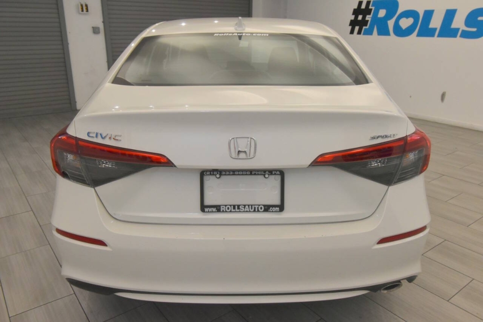 2022 Honda Civic Sport 4dr Sedan, White, Mileage: 13,268 - photo 3