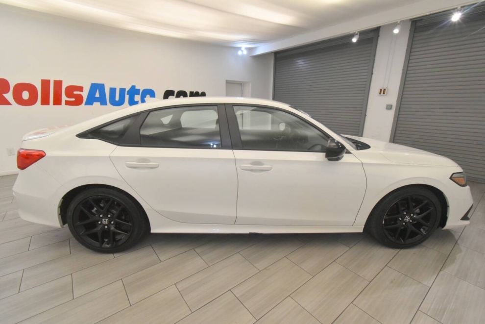 2022 Honda Civic Sport 4dr Sedan, White, Mileage: 13,268 - photo 5