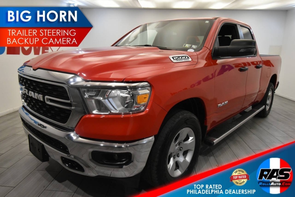 2023 RAM 1500, Red, Mileage: 59,607 