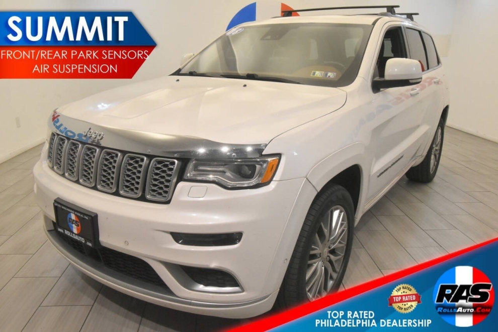 2018 Jeep Grand Cherokee Summit 4x4 4dr SUV, White, Mileage: 105,654 