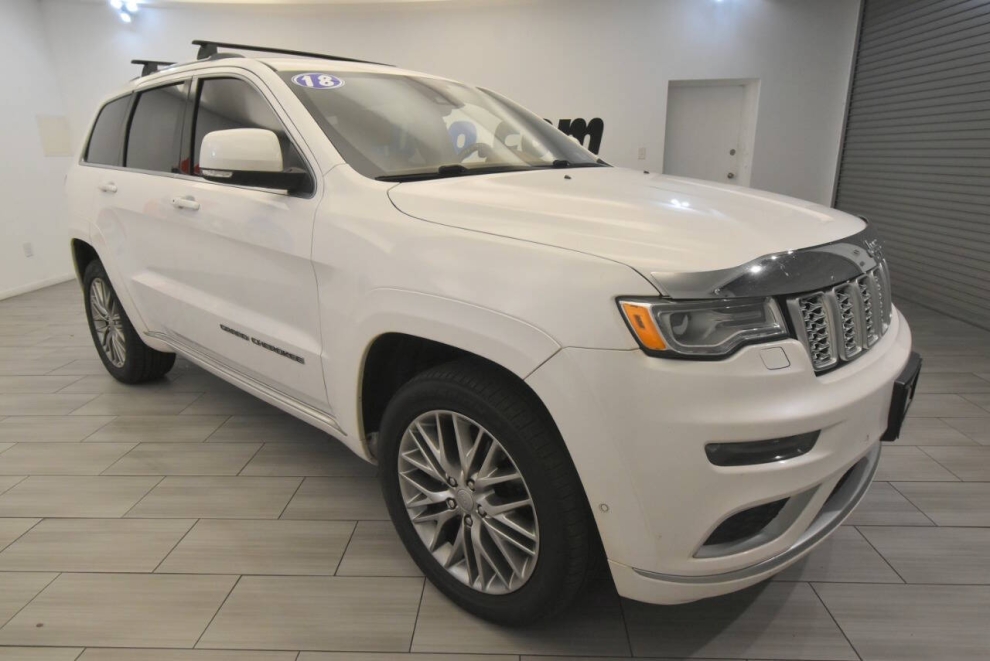2018 Jeep Grand Cherokee Summit 4x4 4dr SUV, White, Mileage: 105,654 - photo 6