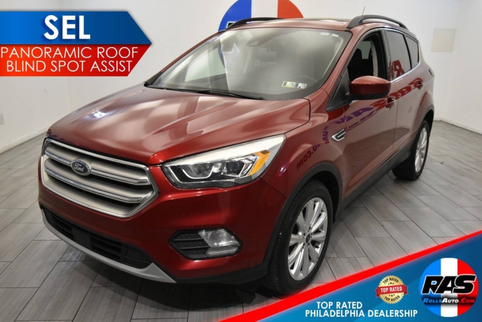 2019 Ford Escape SEL AWD 4dr SUV, Red, Mileage: 93,416 