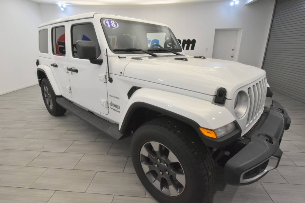 2018 Jeep Wrangler Unlimited Sahara, White, Mileage: 97,334 - photo 6