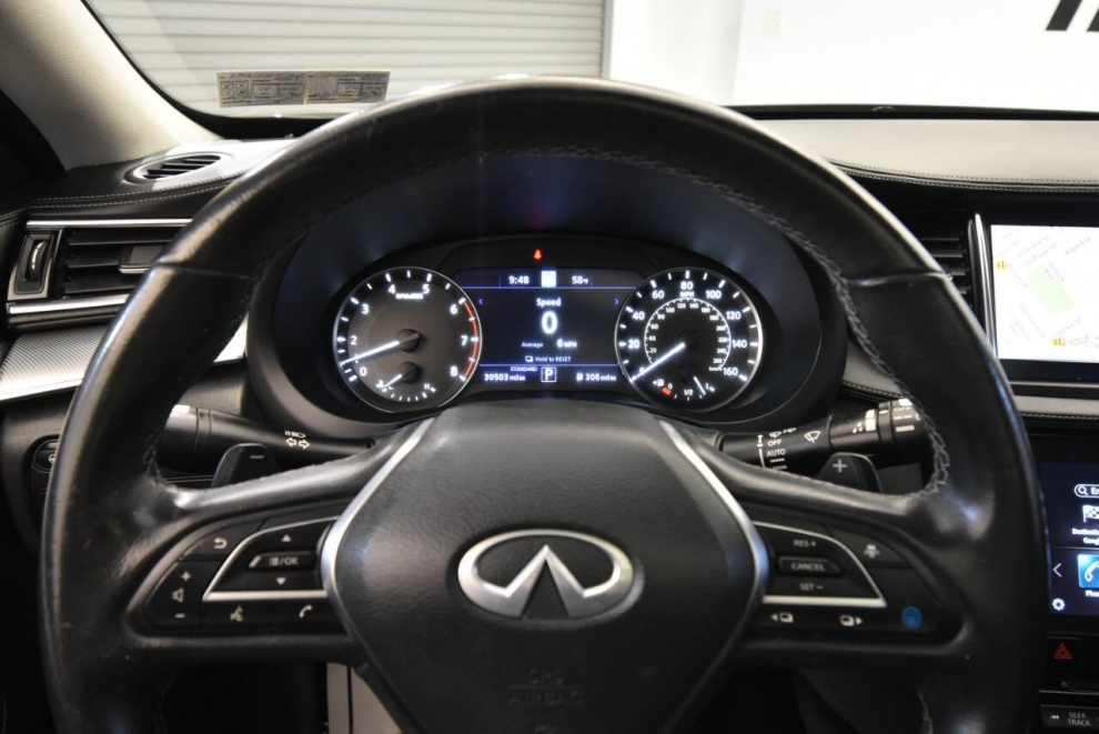 2021 Infiniti QX50 Essential AWD, Black, Mileage: 30,474 - photo 26