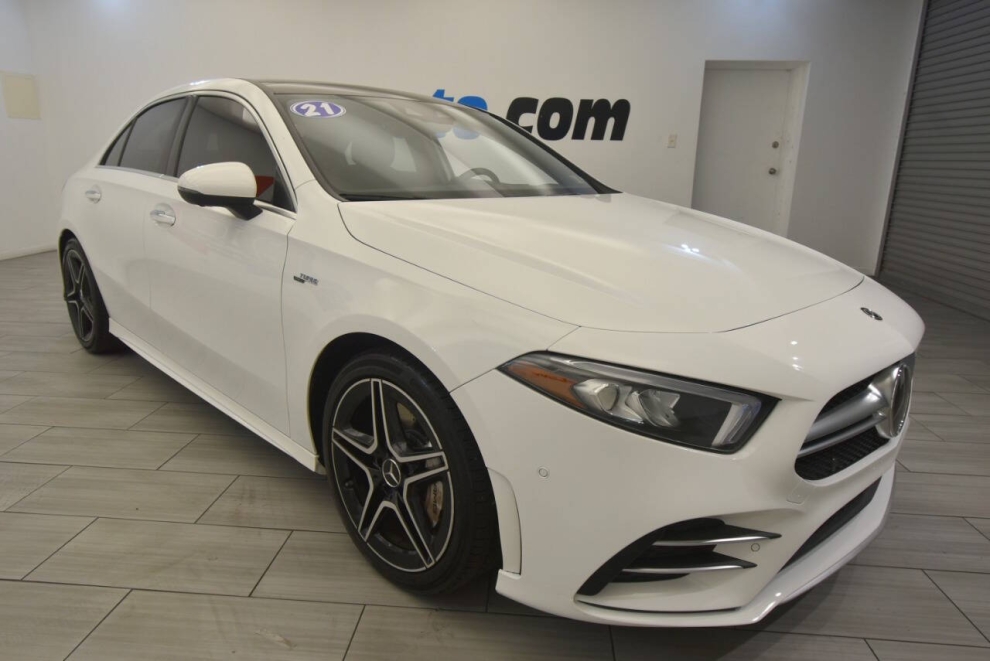 2021 Mercedes-Benz A-Class AMG A 35 AWD 4MATIC 4dr Sedan, Blanco, Mileage: 29,092 - photo 6
