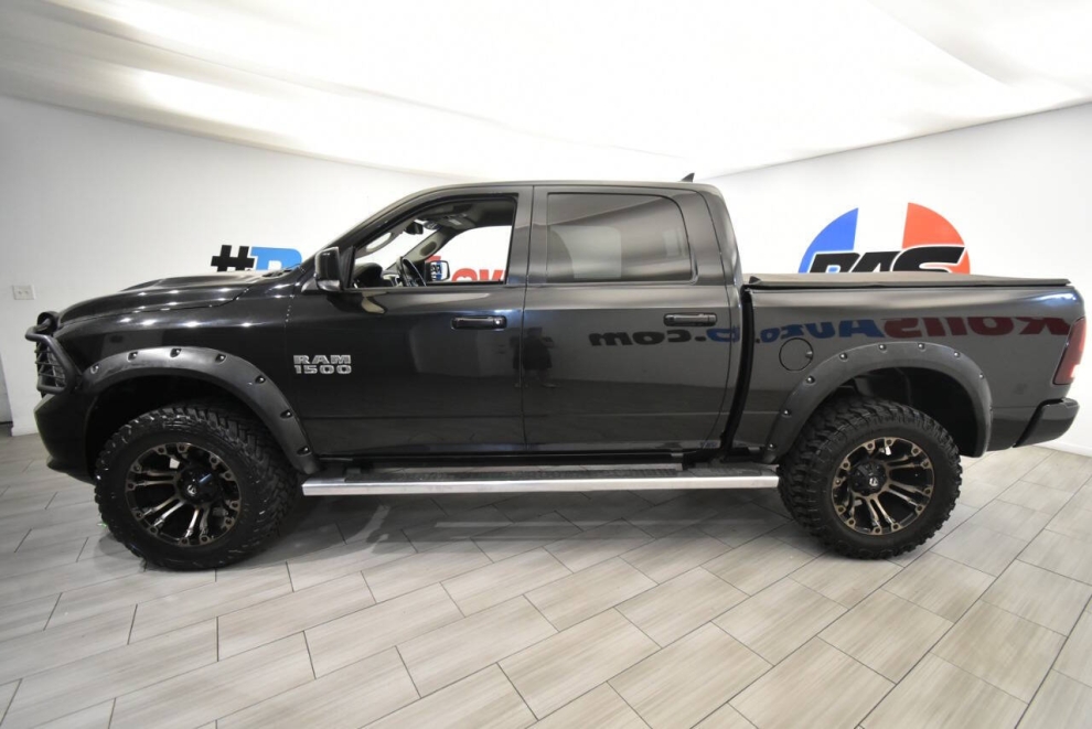 2015 RAM 1500 Sport 4x4 4dr Crew Cab 5.5 ft. SB Pickup, Black,  - photo 1