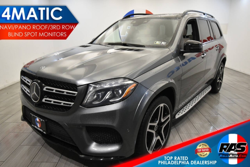 2019 Mercedes-Benz GLS GLS 550 AWD 4MATIC 4dr SUV, Gray, Mileage: 87,294 
