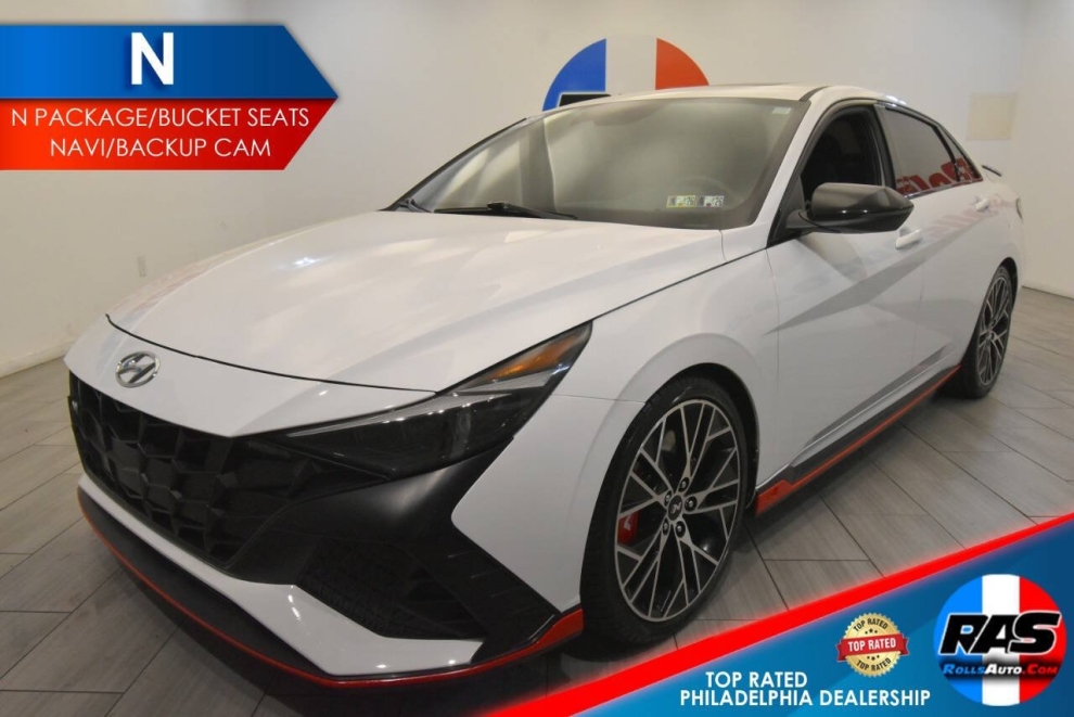 2022 Hyundai Elantra N, White, Mileage: 49,550 