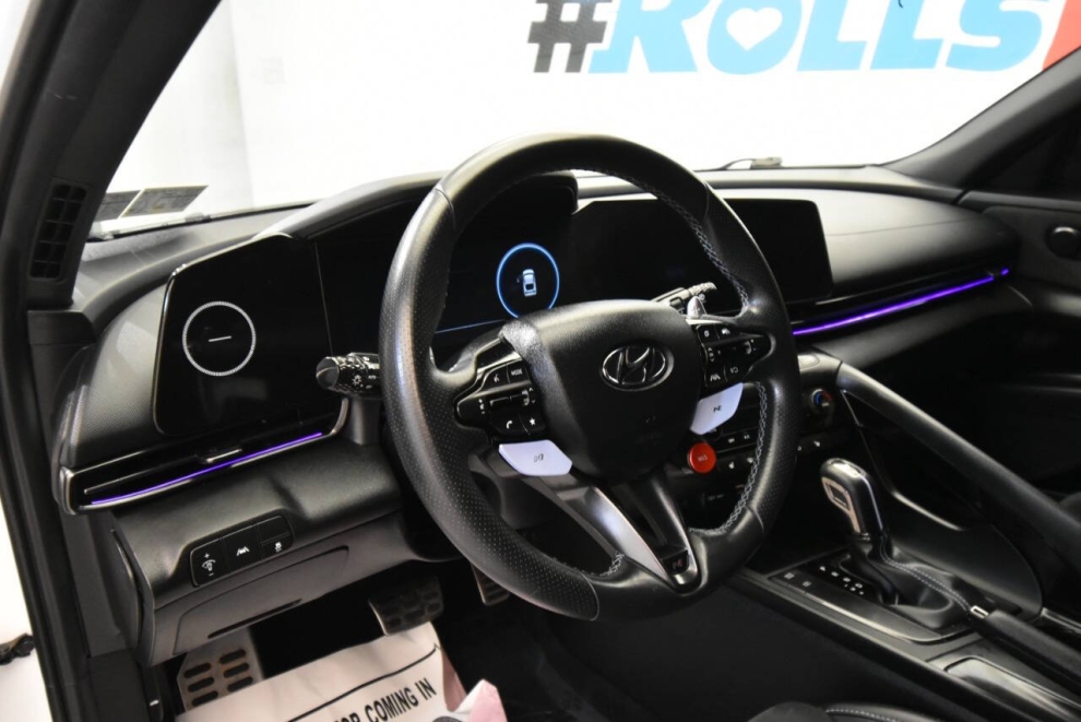 2022 Hyundai Elantra N, White, Mileage: 49,550 - photo 10